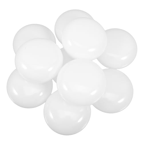 AUTSUPPL 10pcs Round Globe Light Covers Plastic Lampshade Diffusers Flat Globe Lampshade Covers Fog Bubble Light for Pendant