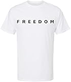 Freedom Short Sleeve T-Shirt | Charlie Kirk Inspired Last Moment Political Patriotic Tee for Men & Women - S White