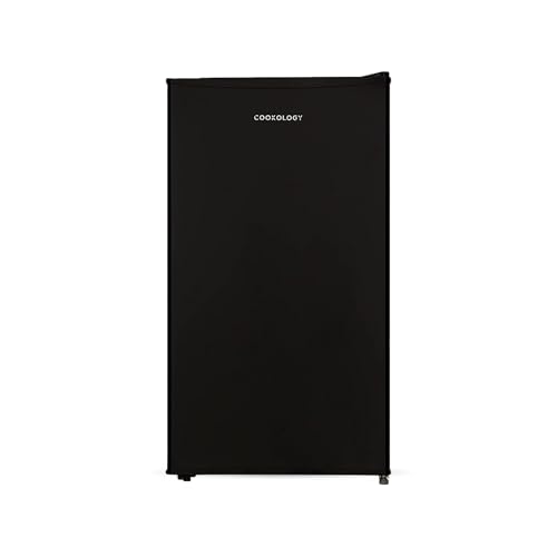 Cookology UCFR88BK under counter Freestanding Fridge in Black - 93 Litre Capacity - Adjustable Temperature Control & Legs - Reversible Door