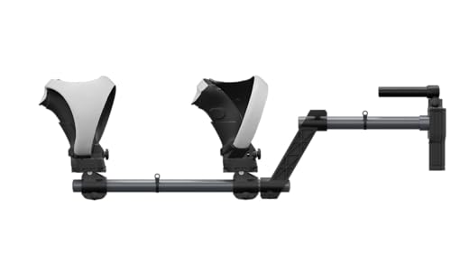 CBDYWVR VR Gunstock für PlayStation VR2, kompatibel mit PSVR2 Controller Griffe für verbesserte Stabilität und leichte magnetische PlayStationVR2 Gun Stock Adapter (Black)