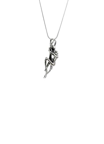 Pendentif tantra en argent sterling 925 - Bijoux spirituels et de yoga pour harmonie