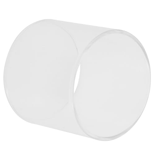IWOWHERO Pantalla de Lámpara de Cristal para Camping y Hogar Cubierta Metálica y Vidrio Bl30D Protectora contra Viento y Polvo Accesorio Reemplazo para Lámparas Cilíndricas Exteriores