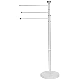 Acan Tradineur - Toallero de pie metálico con 3 Barras, 30 x 20 x 85 cm)