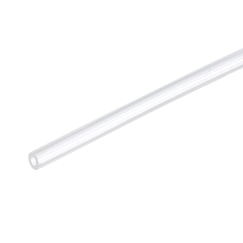 sourcing map 16.4ft PTFE Tubing Hose, 0.6mm IDx1.2 mm OD Insulating 3D Printer Hose Ultra-Smooth for 3D Printer Conveyin