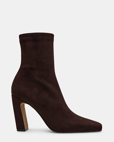 Steve Madden Steve Madden Women's Vinka Ankle Boot, Dark Brown, 8