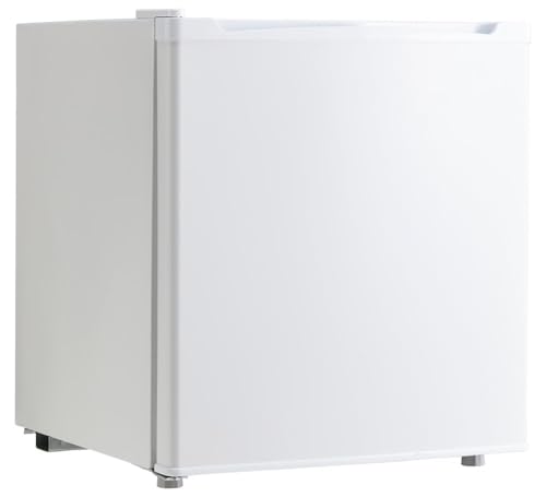 冷凍庫 1ドア 右開き ノンフロン ガラス仕切り棚 小型 冷凍ストッカー ホワイト