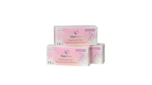 25 x KayoCare Schwangerschaftstest – 10miu/ml - Ultraempfindlich - Schwangerschaftstest Frühtest- Frühtest mit hoher Genauigkeit - Tests für schnelle und zuverlässige Ergebnisse - early Pregnancy Test 25 x KayoCare Schwangerschaftstest – 10miu/ml - Ultraempfindlich - Schwangerschaftstest Frühtest- Frühtest mit hoher Genauigkeit - Tests für schnelle und zuverlässige Ergebnisse - early Pregnancy Test
