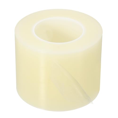 Image of PATIKIL Removable Protective Film Tape, 4.3 Inch x 656 ft PE Surface Protective Scratch Film Tape Roll for Furniture Electrical Appliances Plastic Hardware Medium Stickiness Clear
