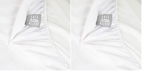 roba Protège-Matelas Bébé Anti Acariens safe asleep® - pour Matelas de 40 x 90 cm à 45 x 90 cm - Alèse Imperméable et Respirante - OekoTex® - Blanc...