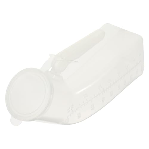 IWOWHERO Urinal Bottle Large Capacity 1000ml Washable and Reusable Urinal Pot for Old Men