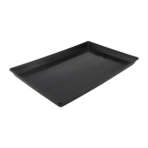 Mikikit Replacement Dog Crate Tray: Multi-Purpose Plastic Base Pan for Kennel Cage Leakproof Pet Feeding Mat & Rabbit Litter Tray