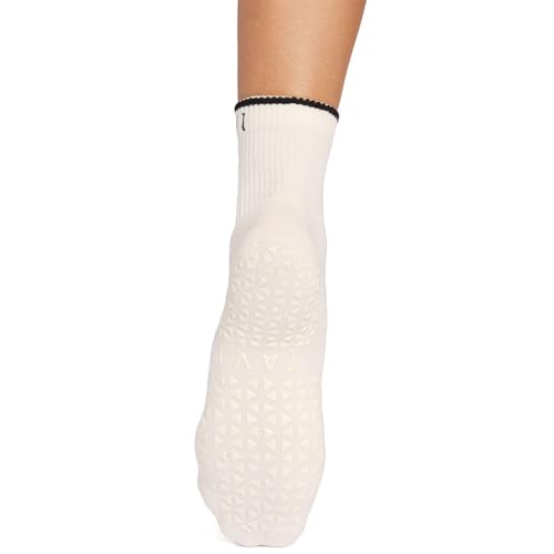 Image of TAVI Aria Pilates Socks - Grip Socks for Women with Non-Slip Grippy Sole and Arch Support, Wear for Yoga, Barre, Dance