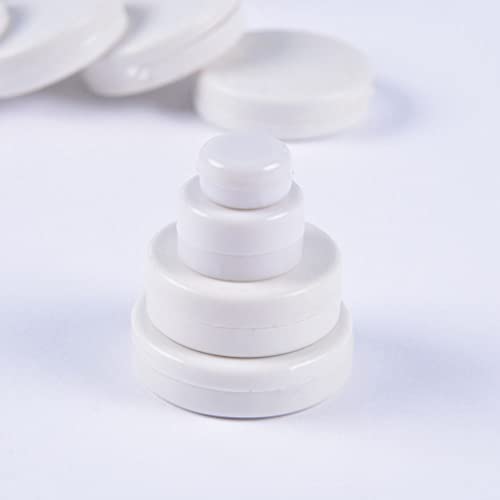 Kisangel 100Pcs Toy Rattle Box Repair 15Mm Pet Baby Toy Noise Maker Insert Squeaker For Pet Toy Animal Puppet Doll Accessories White #TOP1
