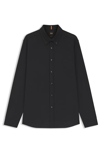 BOSS Hommes Rickert M Chemise Regular en Coton Oxford à Pointes boutonnées
