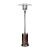 Fire Sense 60485 All Seasons Patio Heater With Wheels 46,000 BTU Output Electronic Ignition System Portable Outdoor Propane Heater Patio Heater – Hammered Bronze