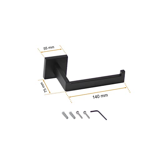 Porte-serviettes noir et pack accessoires pour douche moderne