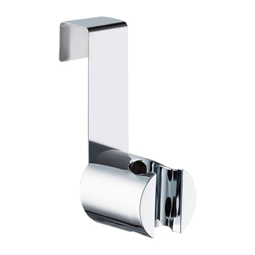 Genérico Soporte para rociador de bidé para inodoro, moderno, adecuado para la mayoría de los inodoros de estilo, soporte Universal para rociador de bidé de mano, ABS, A