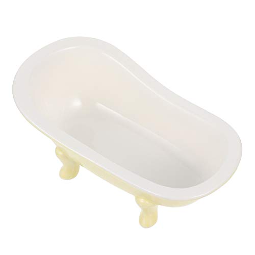 Hemoton Beer Mug Whiskey Cup Ceramic Dessert Bowl Bathtub Shaped Ice Cream Dish 200ml Small Side Dishes Snack Salad Fruit Bowl for Birthday Wedding Party Supplies Yellow Mixing Bowl Wine Cups