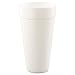 Dart White Foam Cups 24 OZ (25 count)