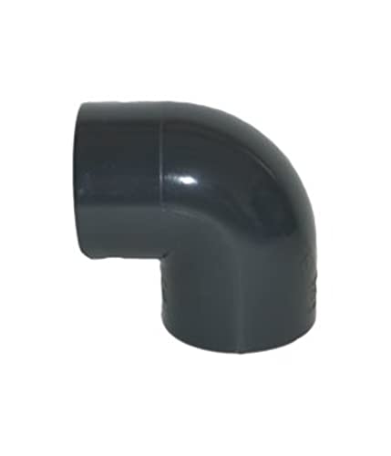 PISCINEO - Codo ángulo 90° PVC presión diámetro 50 Cover