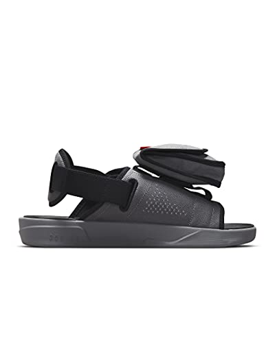 Men's Jordan LS Slide Smoke Grey/University Red (CZ0791 001)2
