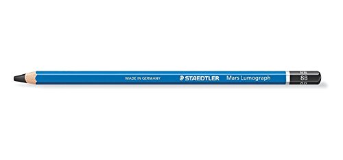 Crayons Mars Lumograph 100 8B STAEDTLER pour réussir tous vos carnets de croquis et dessins