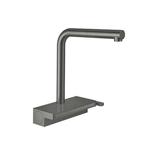 hansgrohe Aquno Select Black Single-Handle Kitchen Faucet, Kitchen 