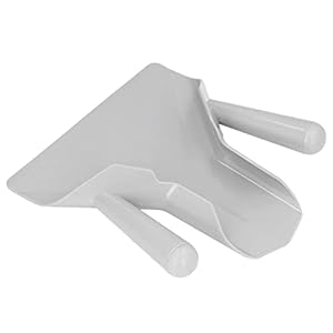 Pommes-Schaufel, Doppelgriff-Bratschaufel aus strapazierfähigem lebensmittelechtem Kunststoff für Eiscreme