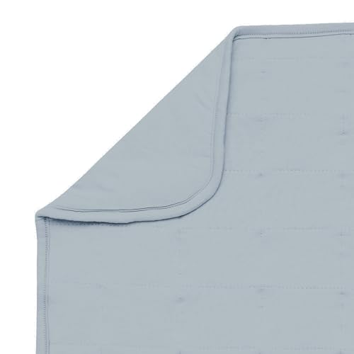 Image of KYTE BABY Baby Blanket in Fog 97% Rayon Made from Bamboo, 3% Spandex