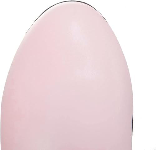 Women's Wedge Ankle Booties Side Zipper Outdoor Faux Fur Lined Warm Winter Boots Height Increase Knight Boots Shoes4