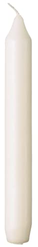 METRO Professional Candele da tavola, paraffina, 2,15 x 18 cm, durata circa 6 ore (Avorio, 30 pz)