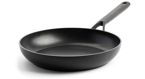KitchenAid Classic Forged Aluminium Sartén de 30 cm de cerámica anodizada dura antiadherente sin PFAS, apta para inducción, horno y lavavajillas, negra