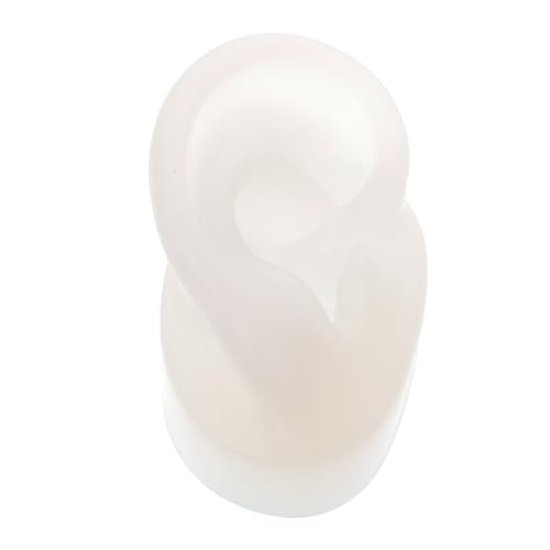 SOESFOUFU Silicone Ear Model for Jewelry Making: Ear Piercing Exercise and Displaying Mold Simulation