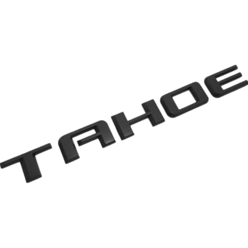 Image of 3pack Emblem 3D Letters Badge Compatible with Tahoe 2019-2026 Gloss Black