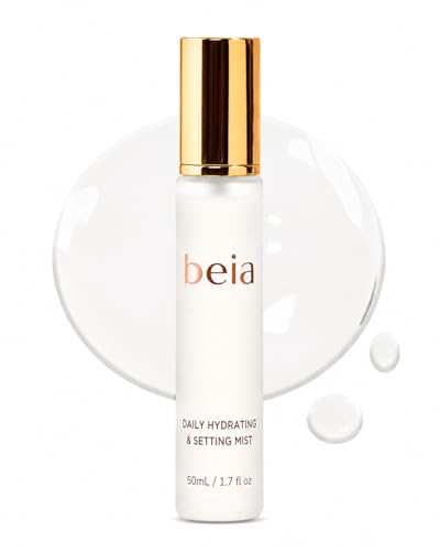 Beia Face Setting Spray for Makeup - Hyaluronic Acid Hydrating Mist, 1.7 Oz