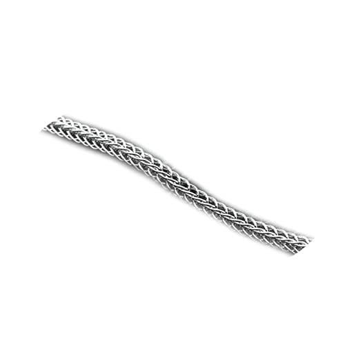 Chaîne en alliage d'acier masculin serpent argenté pour un look urbain quotidien