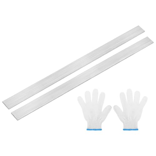 Barre plate acier inox 316L anti-rouille pour fixation solide en milieu humide, lot de 2
