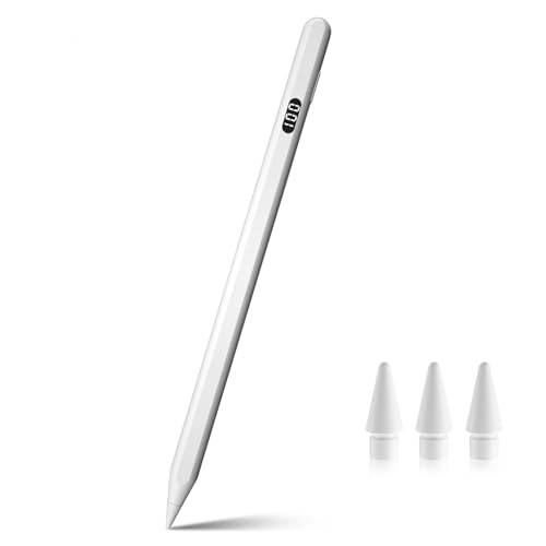 Esperienza di scrittura ad alta precisione: Penna per ipad punta fine da 0,1 mm offre zero latenza, nessun offset e nessuna rottura. Penna per tablet sostituisce l'input con le dita per attività complesse. I pennini facilmente sostituibili garantiscono una scrittura fluida e senza ritardi
