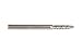 WIDIA Hanita 715002000RT Vision Plus 7150 HP Hard Material End Mill, Ball Nose, 2 mm Cutting Dia, Carbide, TiAlN, RH Cut, Straight Shank, 4-Flute