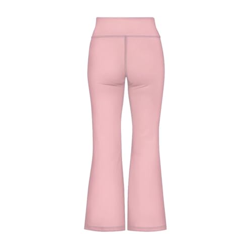Girls Flared Pants for Yoga Fitness Running Dancing Sports High Waisted Tummy Tightening2