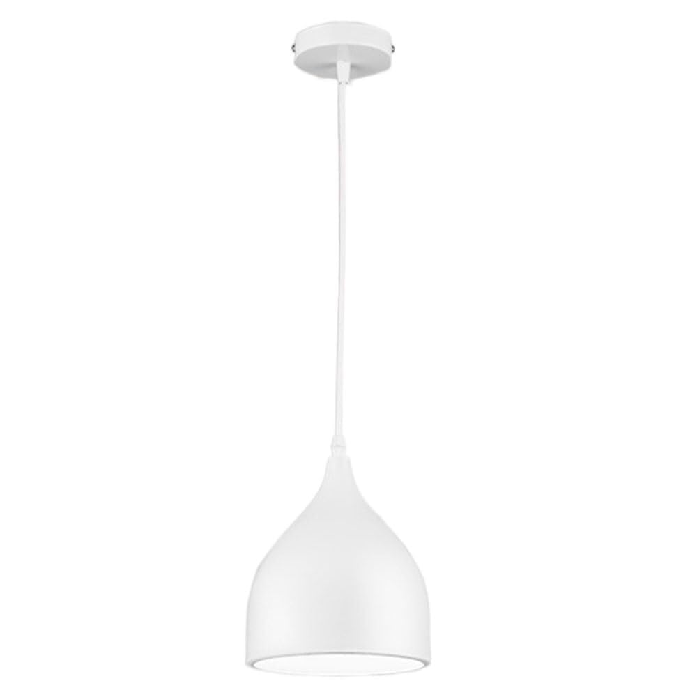 Dari minimalisti nordici con Attacco E27, luci a Sospensione industriali, Paralume in Alluminio, Testa Sina, da a Sospensione Nera Creativa per Isola Cucina, Studio, Soggiorno, Bar
