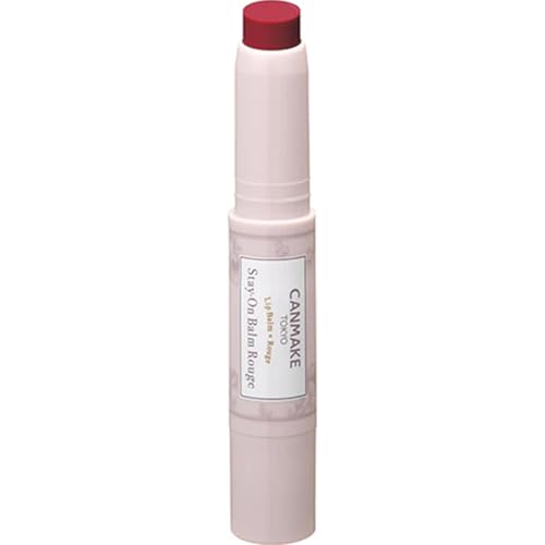 CANMAKE - Stay-On Balm Rouge - Tinted Lip Moisturizing Long-Lasting Protection - 0.1oz (2.8g) (09 Masquerade Bad (4901008307763))