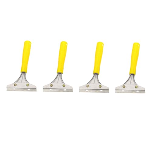 SEWOART Practical Wall Scraper Set 4pcs Aluminum Alloy Cleaning Scrapers Wallpaper Kitchen Tool
