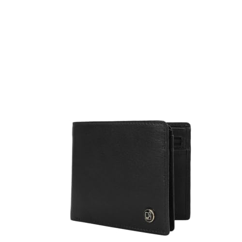Image of Da Milano RFID Protected Leather Wallet for Men with Card Slot - Black (0111A-OL)