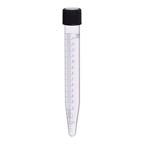 Tube de centrifugeuse 15ml en verre borosilicate d'une résistance thermique maximale