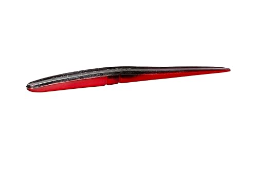 Lunker City Fishing 6 Slug-Go Original Soft Plastic Bass Lure Stick Bait Worm 8 Per Bag Made in The USA - Red Shad 20