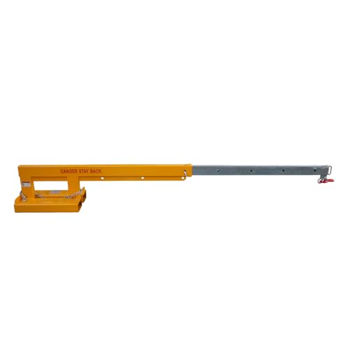 Landy Industries Forklift Long Mobile Crane Lifting Hoist Jib Boom 5500lb Capacity