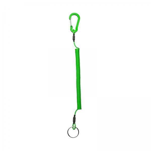 THE STYLE SUTRA® 2xRetractable Safe Coiled Lanyard Fishing Lanyards for Cycling Climbing Tackle Green | Sporting Goods | Fishing | Fishing Equipment | Fly Fishing Accessories-image-9