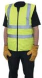 Hi-viz Reversible Body Warmer EN471 Yellow X/x/l