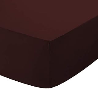 British Home Bedding - Percale Extra Deep Fitted Sheet - Shrinkage and Fade resistant with a soft luxurious finish (Grey, Double)